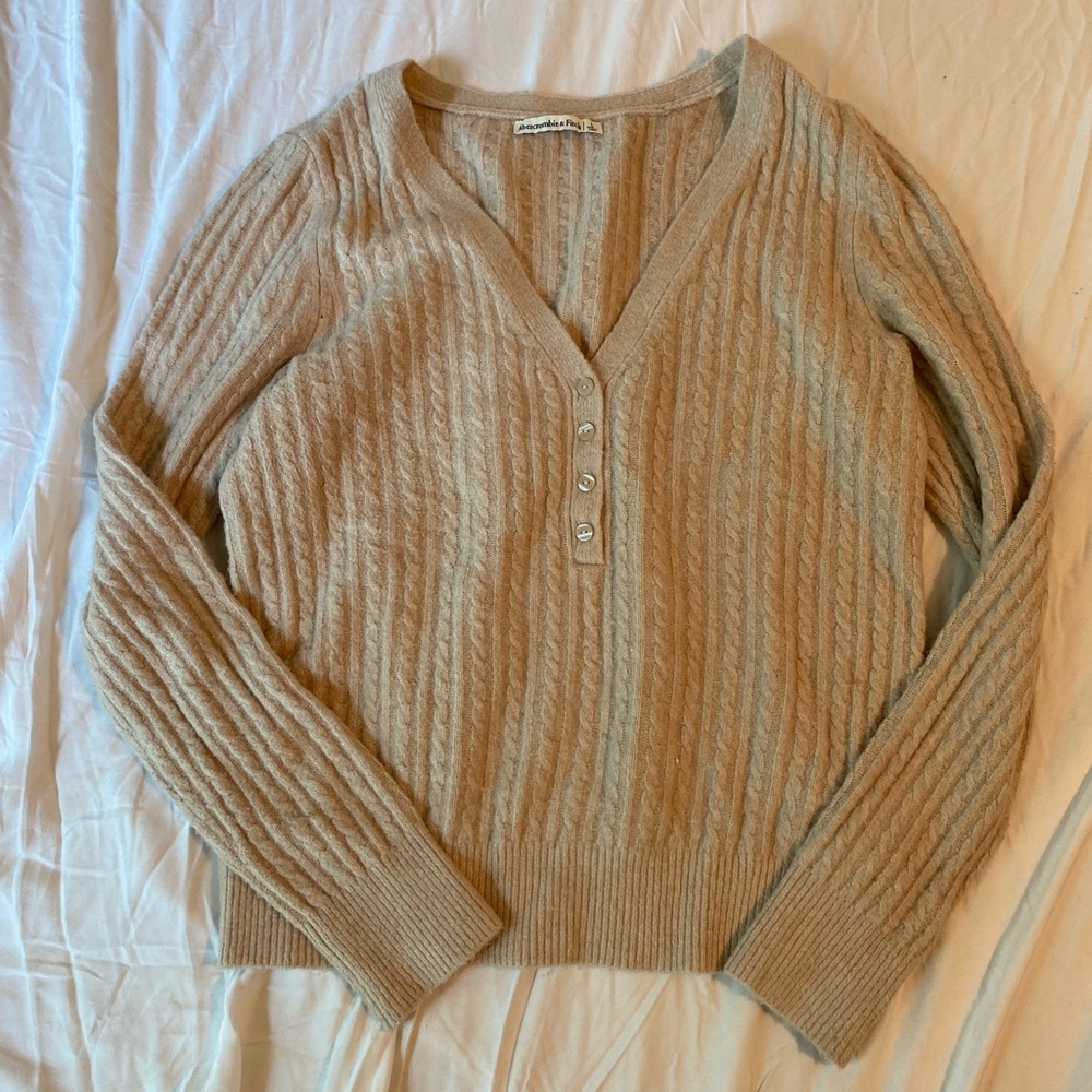 Abercrombie & Fitch Henley Sweater
